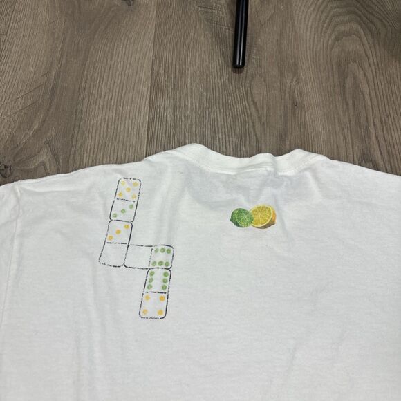 Y2K Sierra Mist La Natural Promo Graphic T Shirt White Double Sides Men's Large - Picture 6 of 6